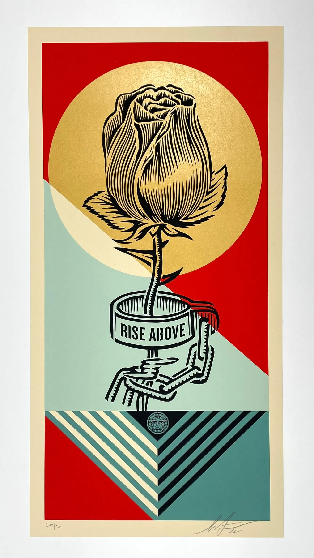 Rise Above Rose Geometric