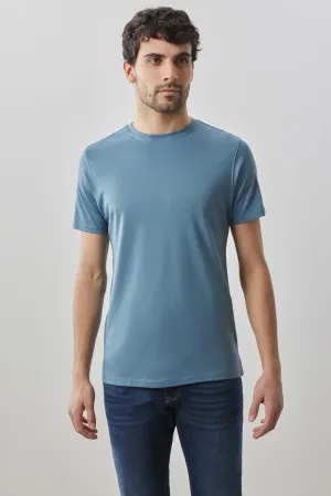 Robert Barakett Georgia Crew Tee - Coronet Blue