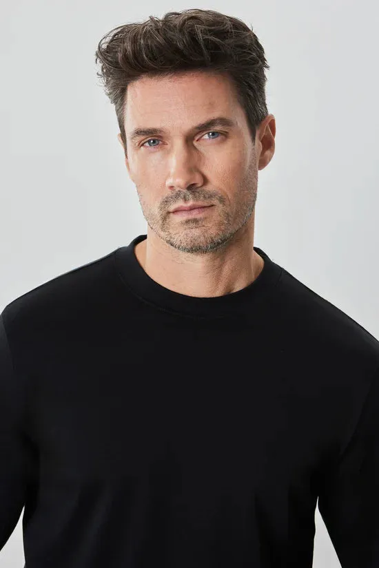 Robert Barakett Georgia Long Sleeve Tee - Black