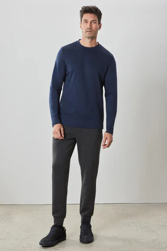 Robert Barakett Georgia Long Sleeve Tee - Blue Night