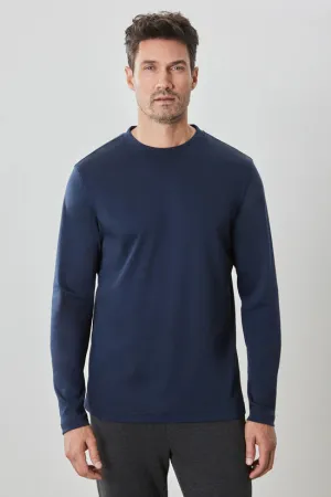 Robert Barakett Georgia Long Sleeve Tee - Blue Night