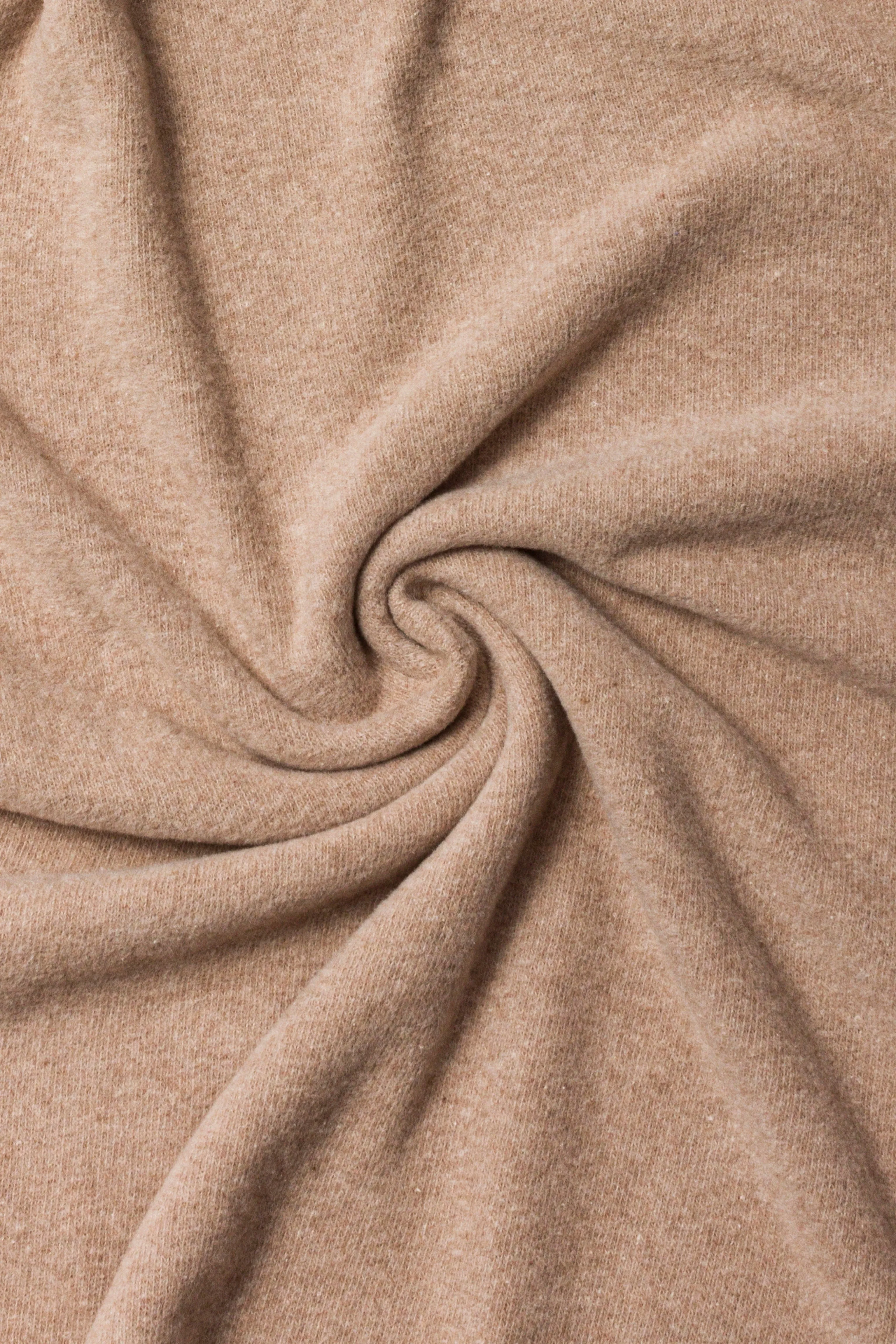 Rocco Brushed Cotton Hoodie Beige