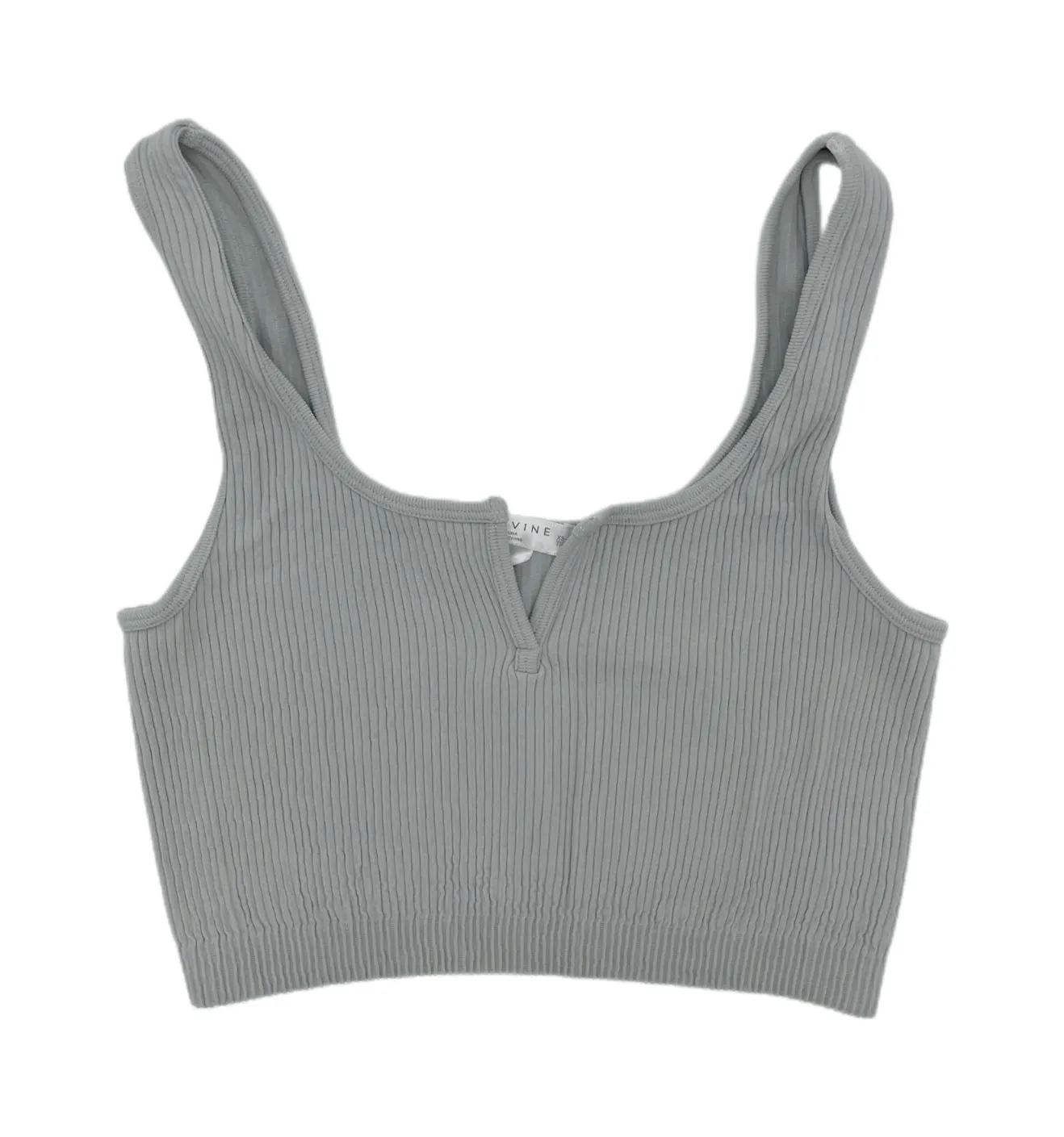 Rose   Vine rib crop top - x-small