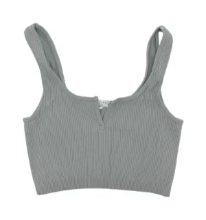 Rose   Vine rib crop top - x-small
