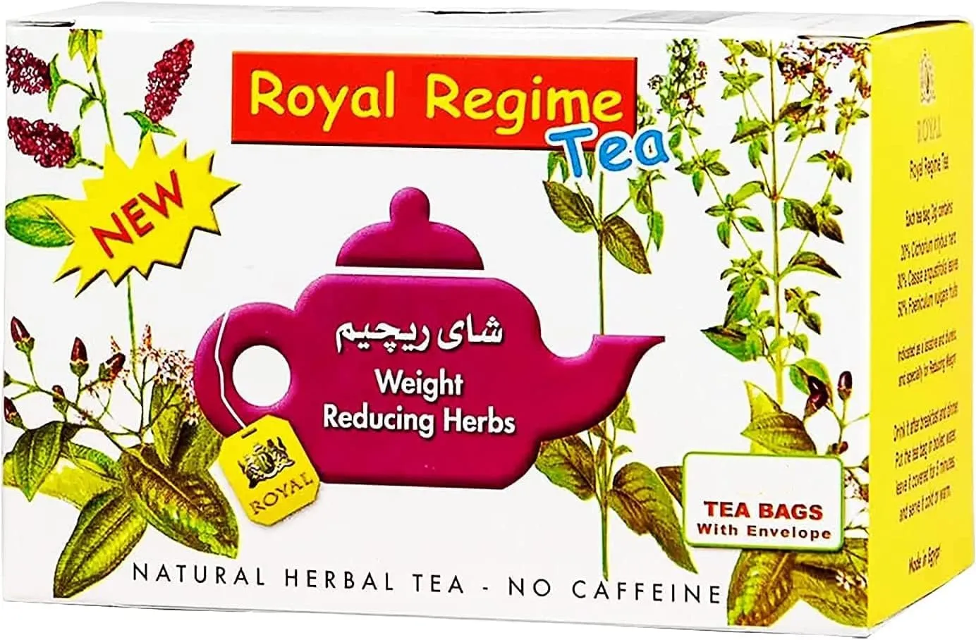 Royal Regime Weight Loss Diet Slimming 50 Tea Bags
