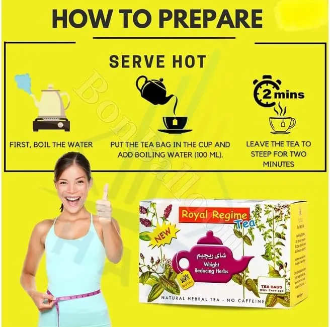 Royal Regime Weight Loss Diet Slimming 50 Tea Bags