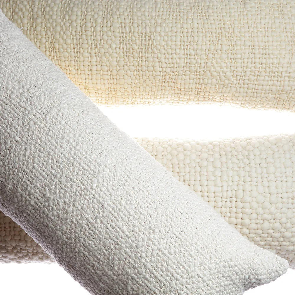 Rustic Cotton Lumbar Pillow