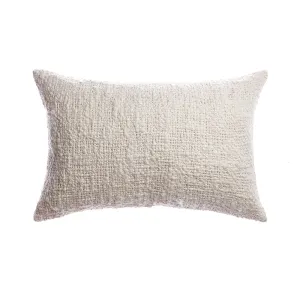Rustic Cotton Lumbar Pillow