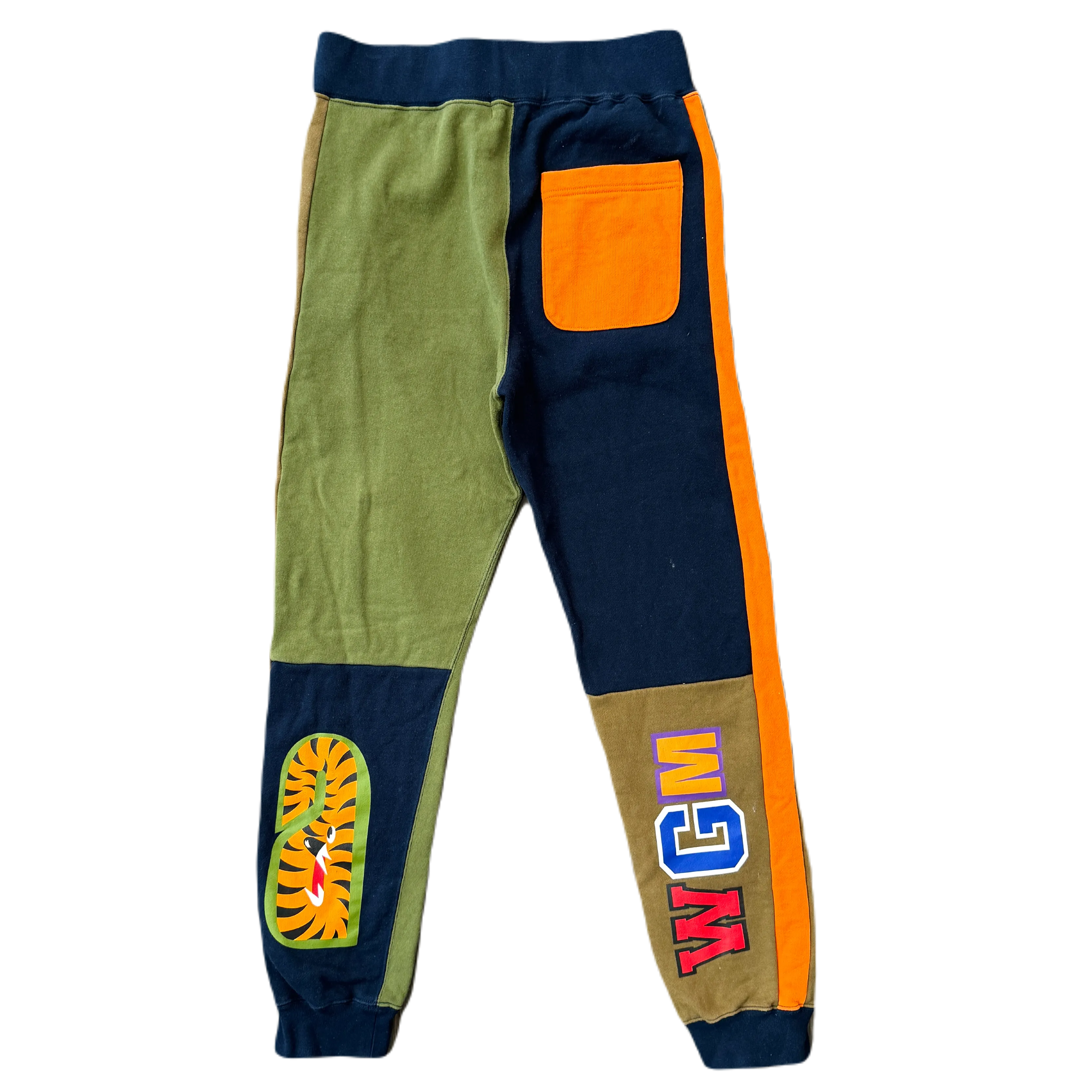 [S] Bape Colorblock Shark Sweatpants
