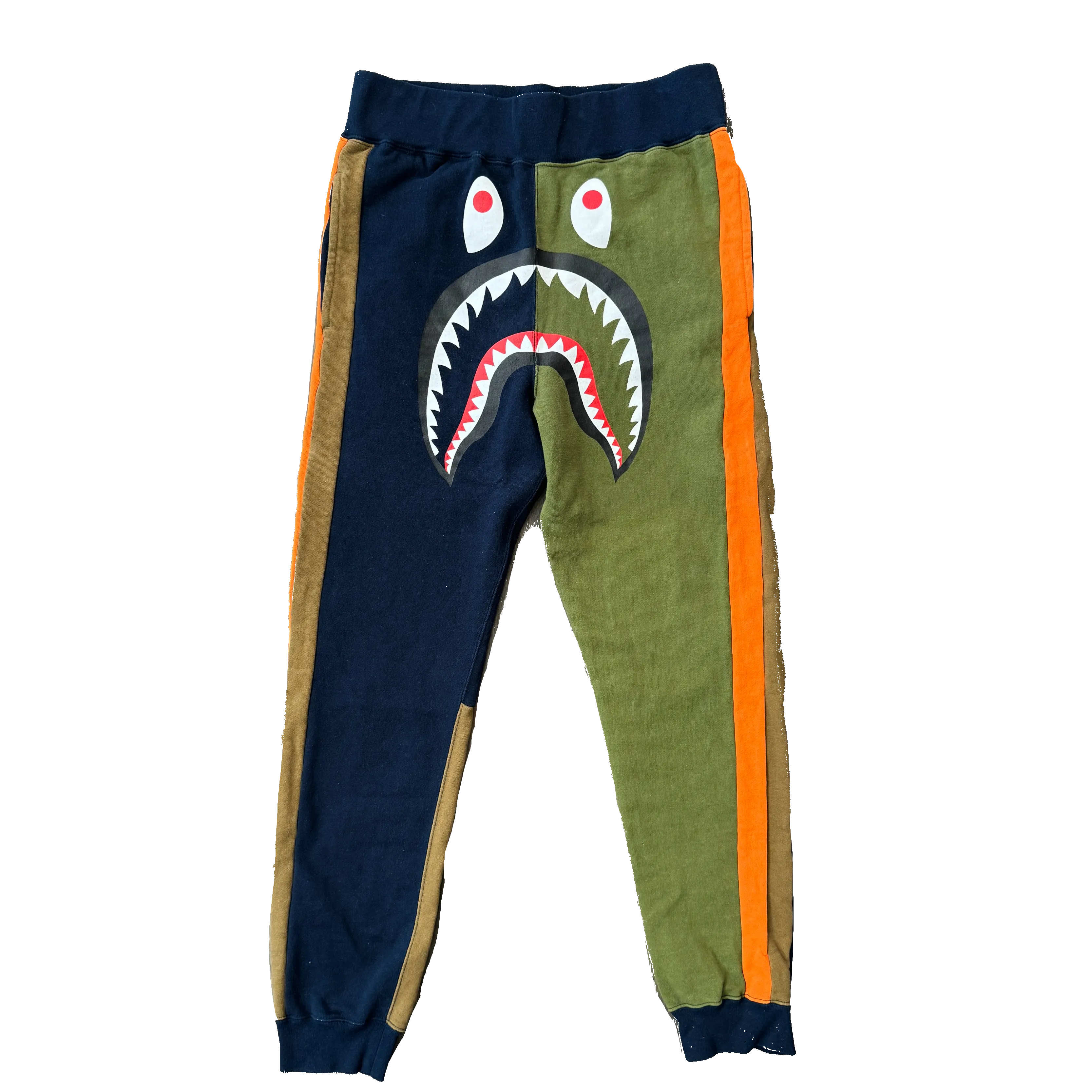 [S] Bape Colorblock Shark Sweatpants