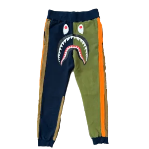 [S] Bape Colorblock Shark Sweatpants