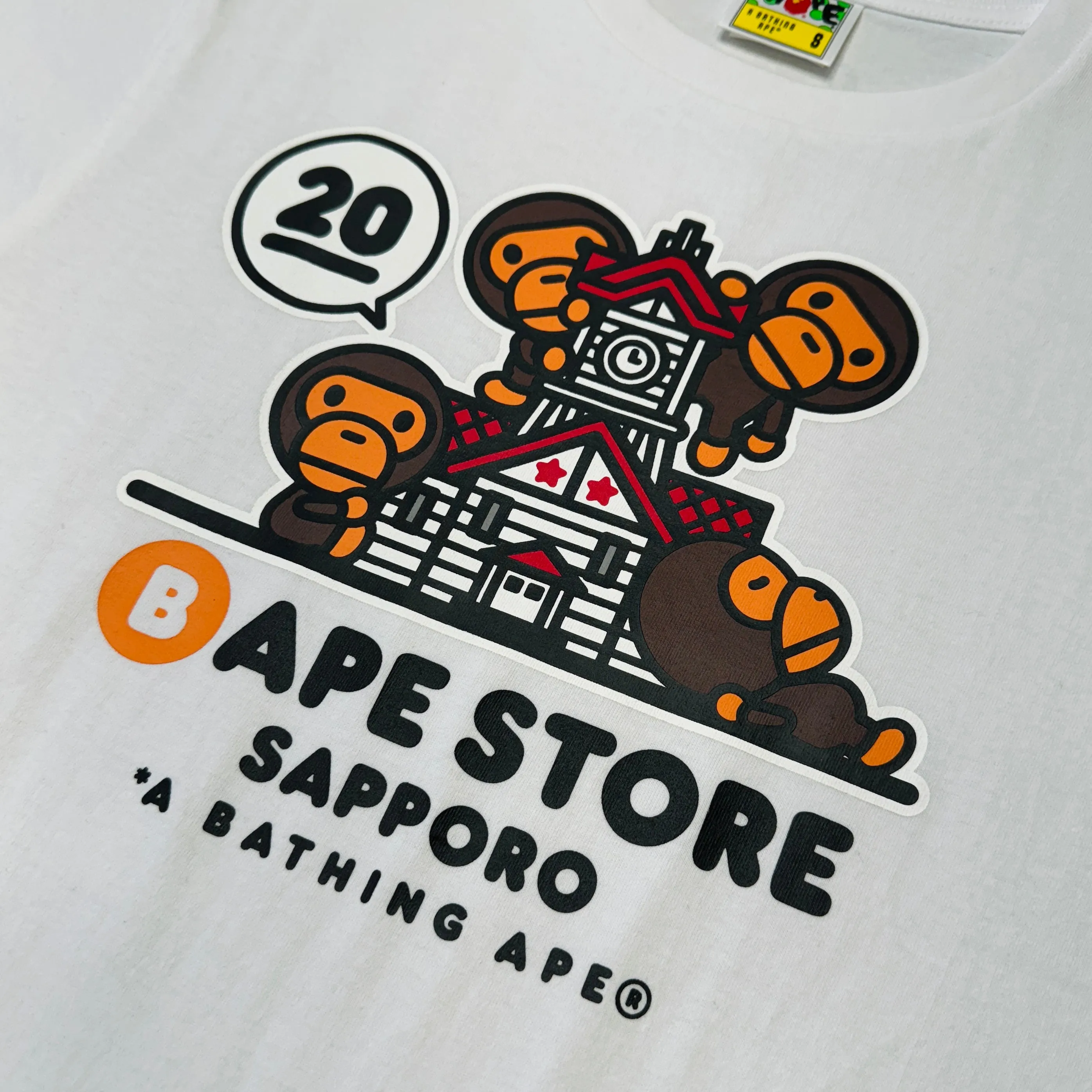 [S] Bape Sapporo Store Milo Tee