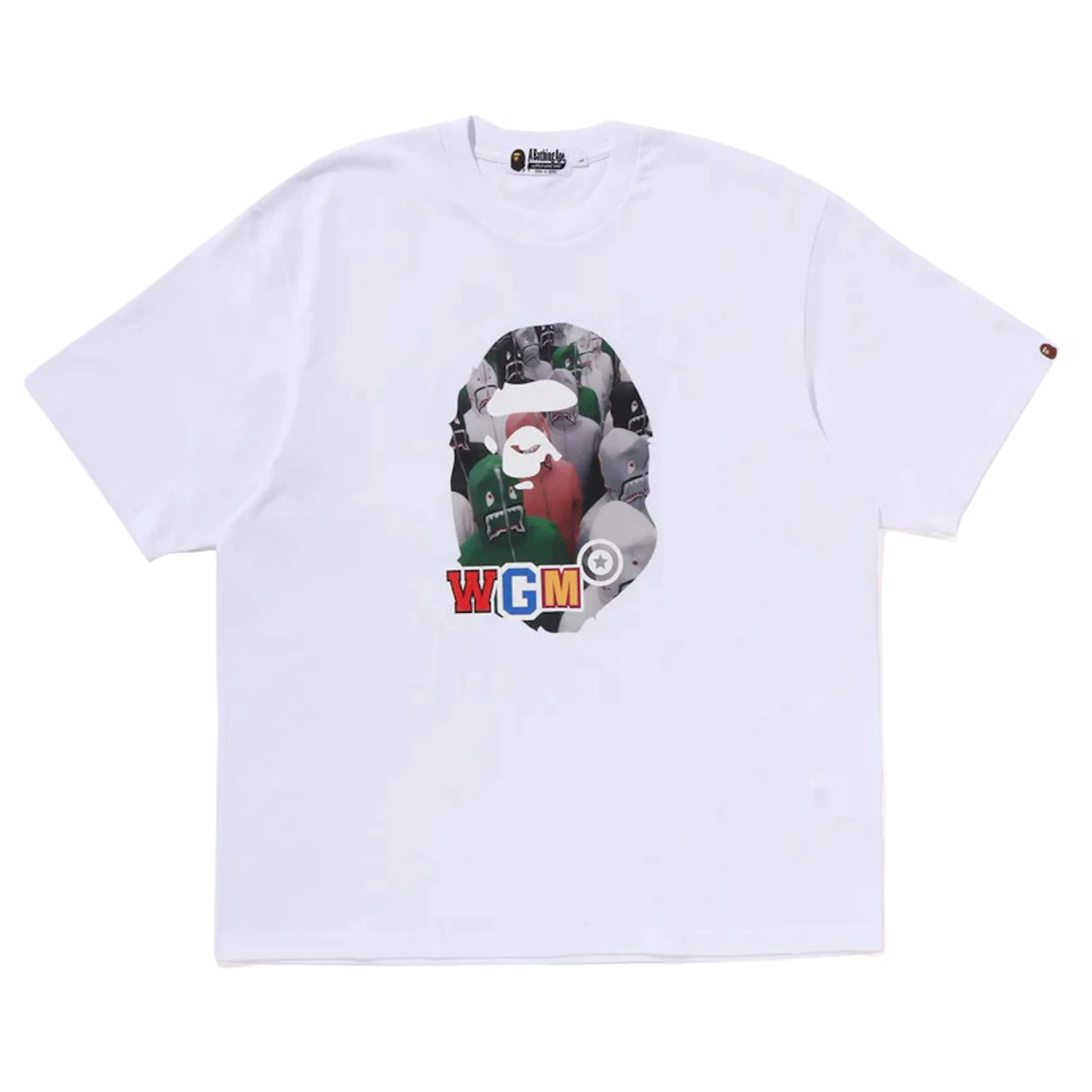 [S] OG DS Bape Oversized Shark Ape Head Tee