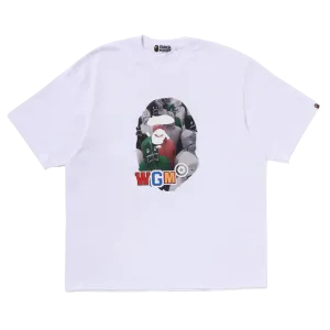 [S] OG DS Bape Oversized Shark Ape Head Tee