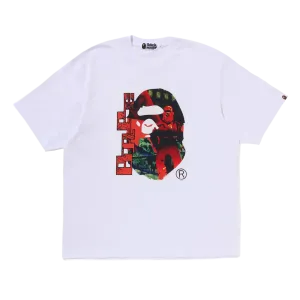 [S] OG DS Bape Oversized Tupac Ape Head Tee