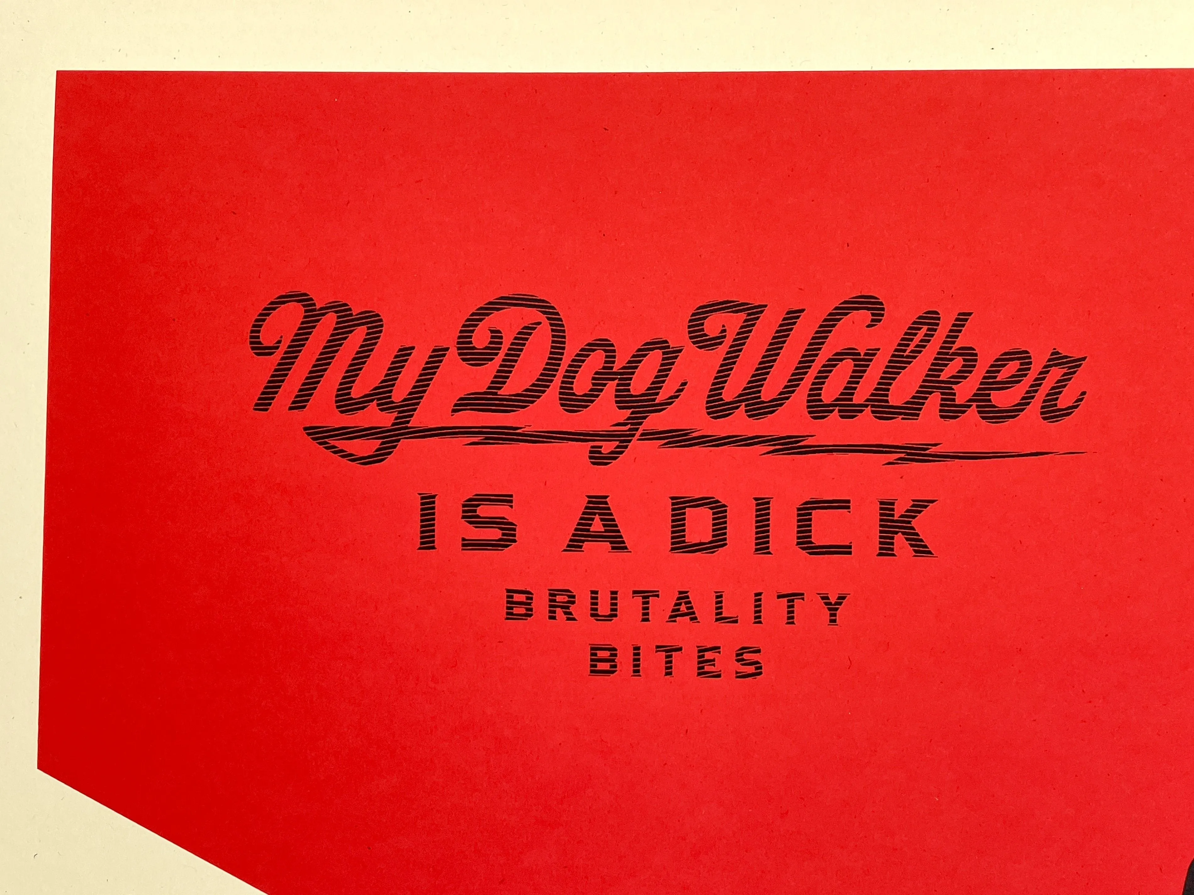 Sadistic Dog Walker (Red)