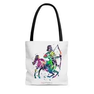 Sagittarius Zodiac Sign Tote Bag