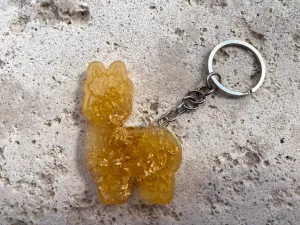 Sandy Llama Keychain