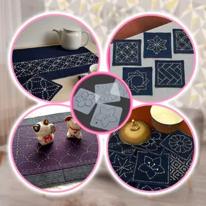 Sashiko Embroidery Quilting Stencil