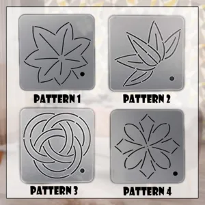 Sashiko Embroidery Quilting Stencil