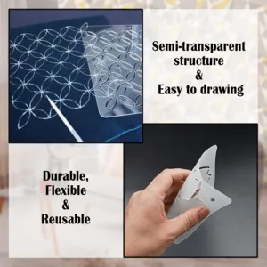 Sashiko Embroidery Quilting Stencil
