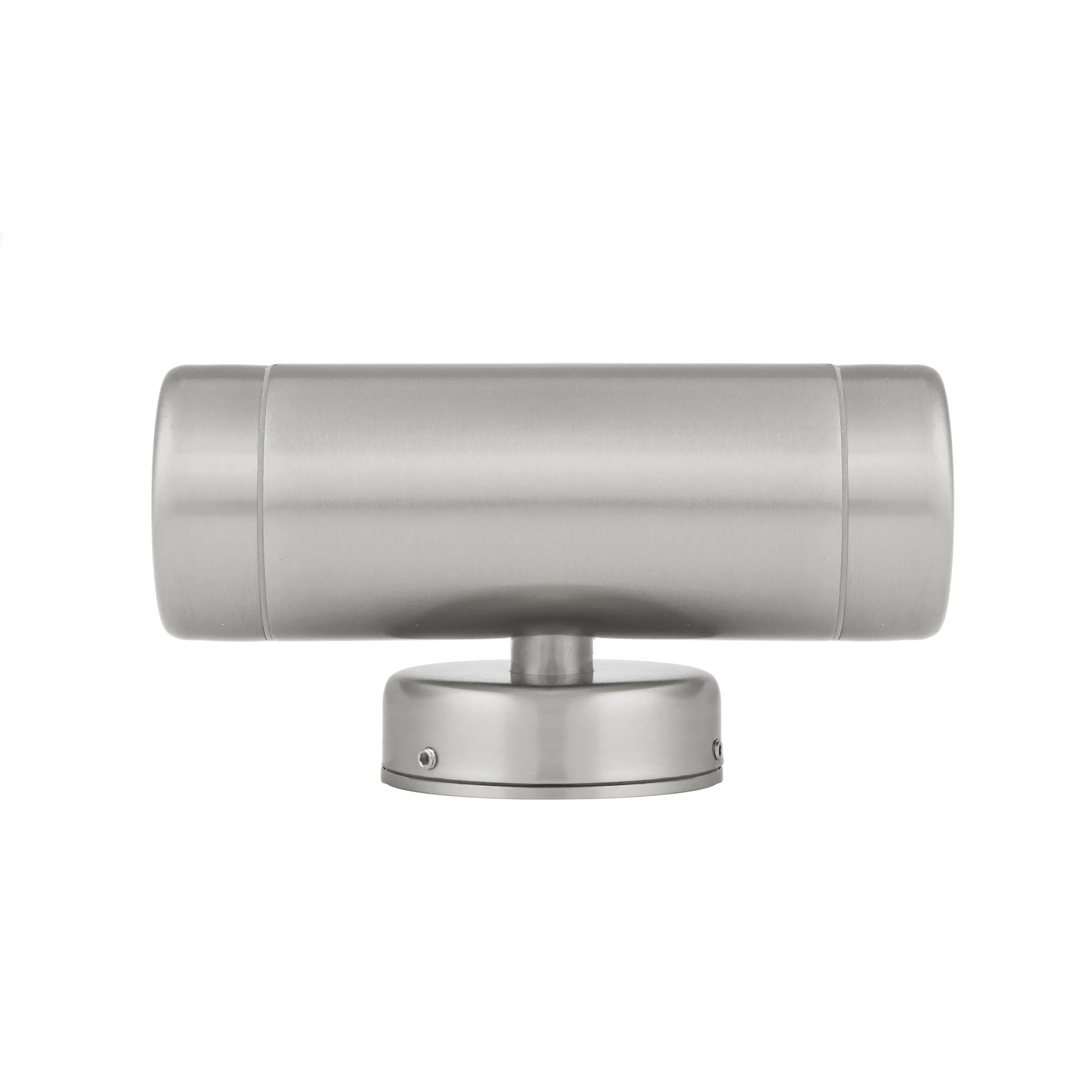 Saxby ST5008S Odyssey 2lt wall IP65 7W Brushed stainless steel & clear glass 2 x 7W LED GU10 (Required)