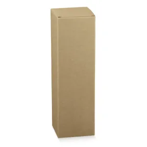 Scatola 1 Bottiglia Magnum Liscio Avana 115 x 115 x 430 mm