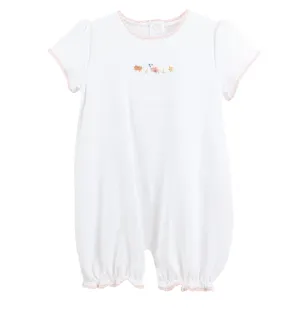Sea Friends Romper with Crochet Trim