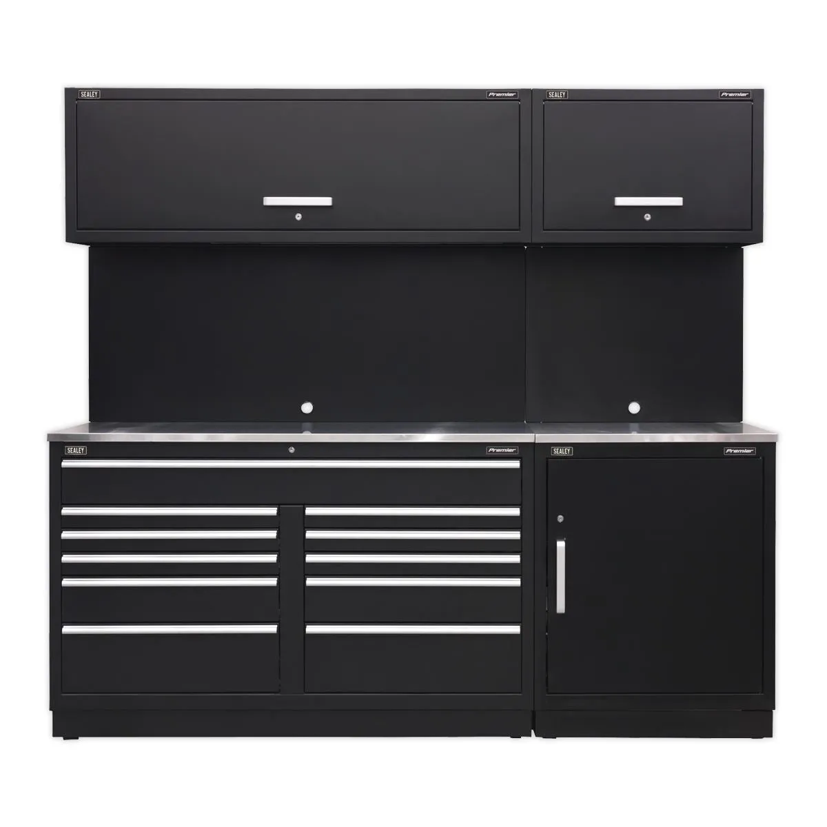 Sealey Premier Premier 2.3m Storage System - Stainless Worktop