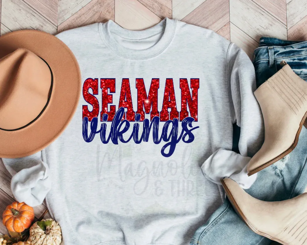 Seaman Vikings Abbreviation Glitter ( M127)