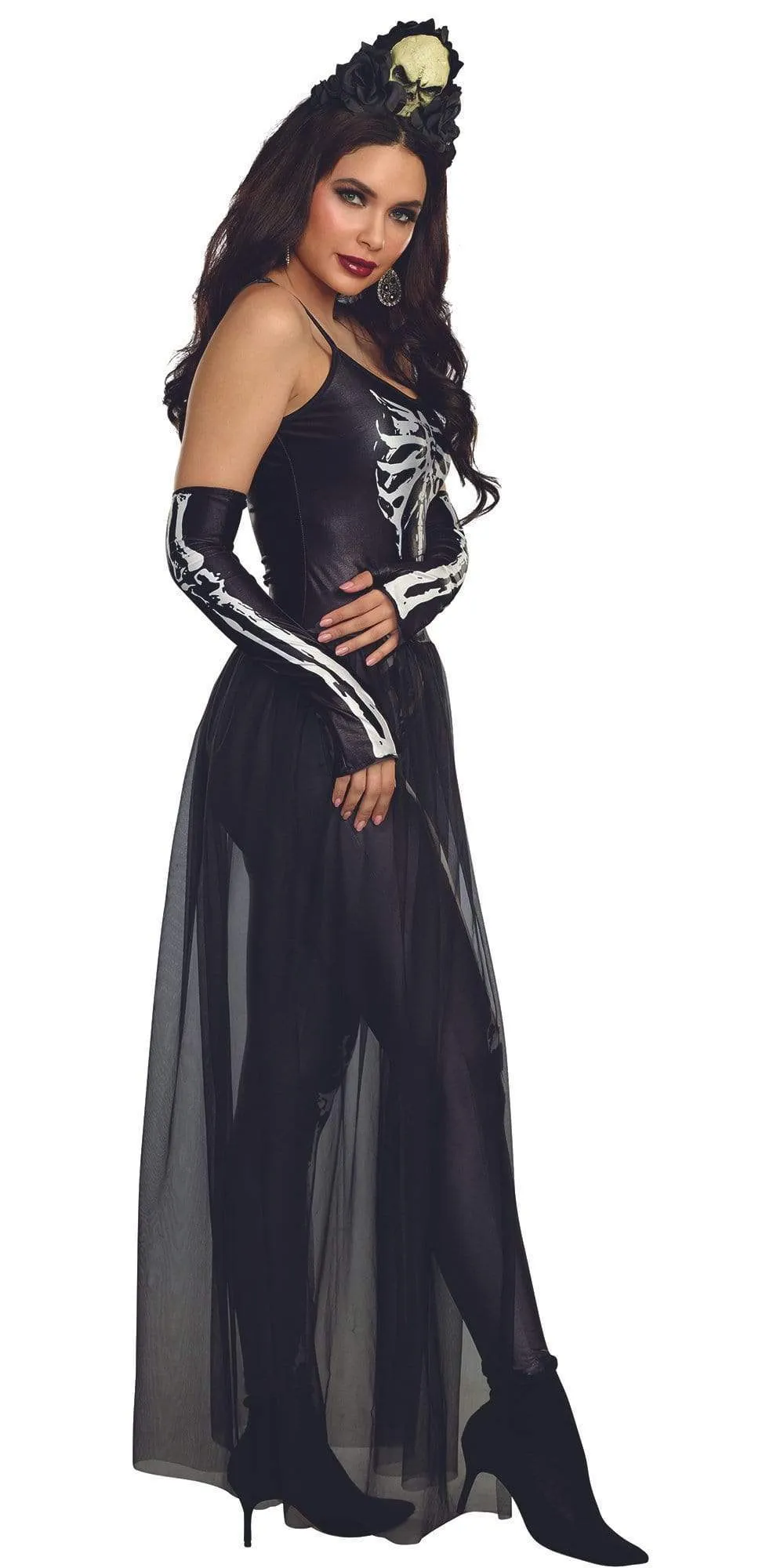 Sexy Bare Bones Babe Skeleton Women's Costume