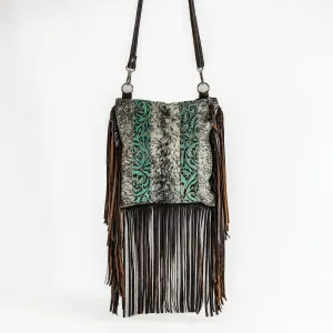 Shania - Black & White w/ Turquoise Tool