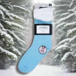 Sherpa Slipper Socks – Luxurious Fleece Comfort & Anti-Skid Soles