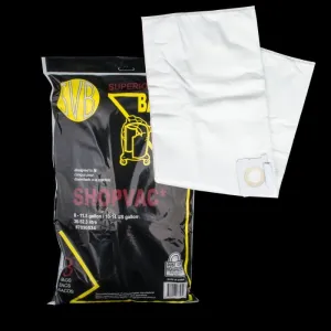 Shop-Vac Microfiltration Cloth Bags 10-14 Gallons-3PK