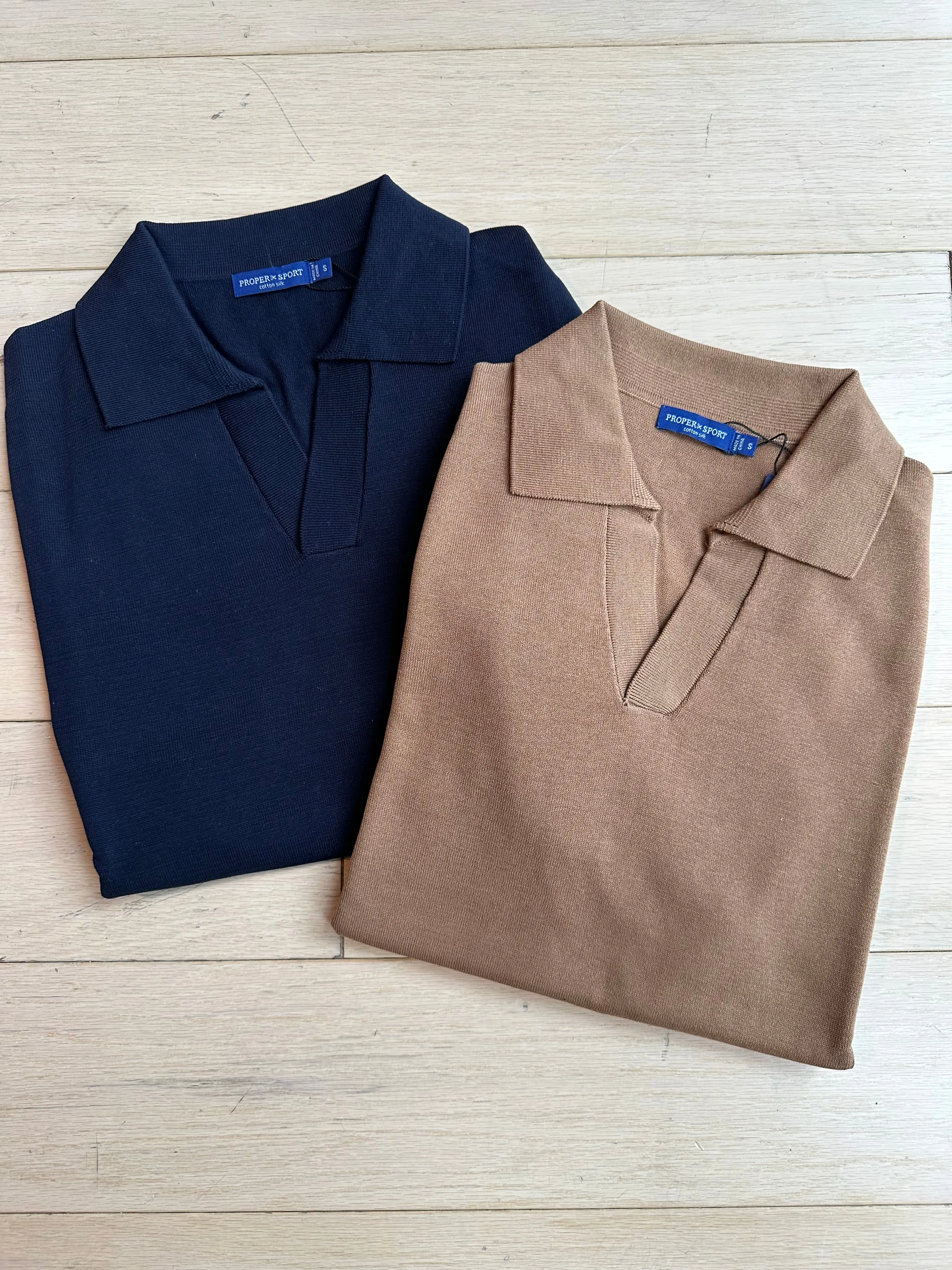 Short Sleeve Knit Polo