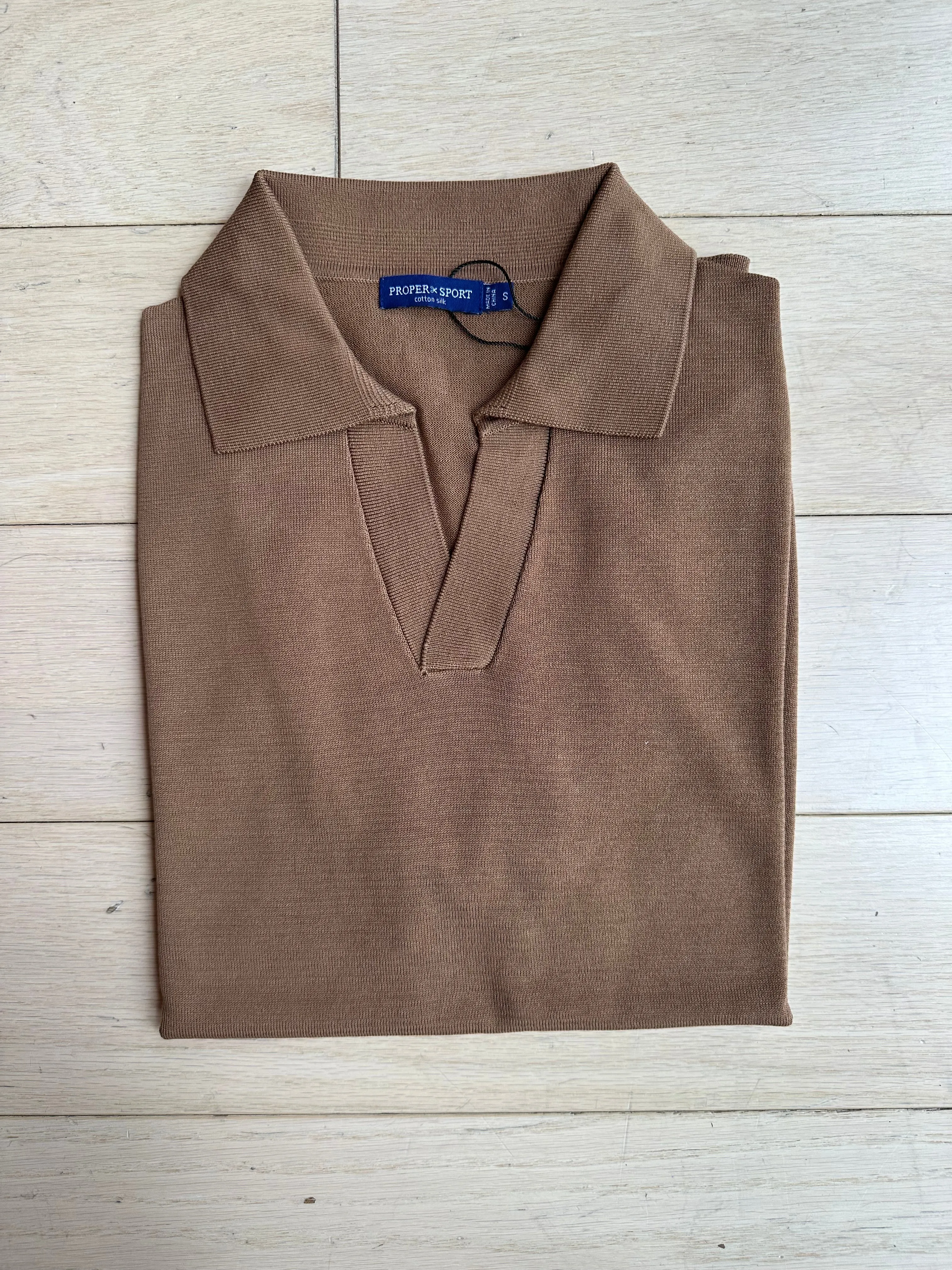 Short Sleeve Knit Polo