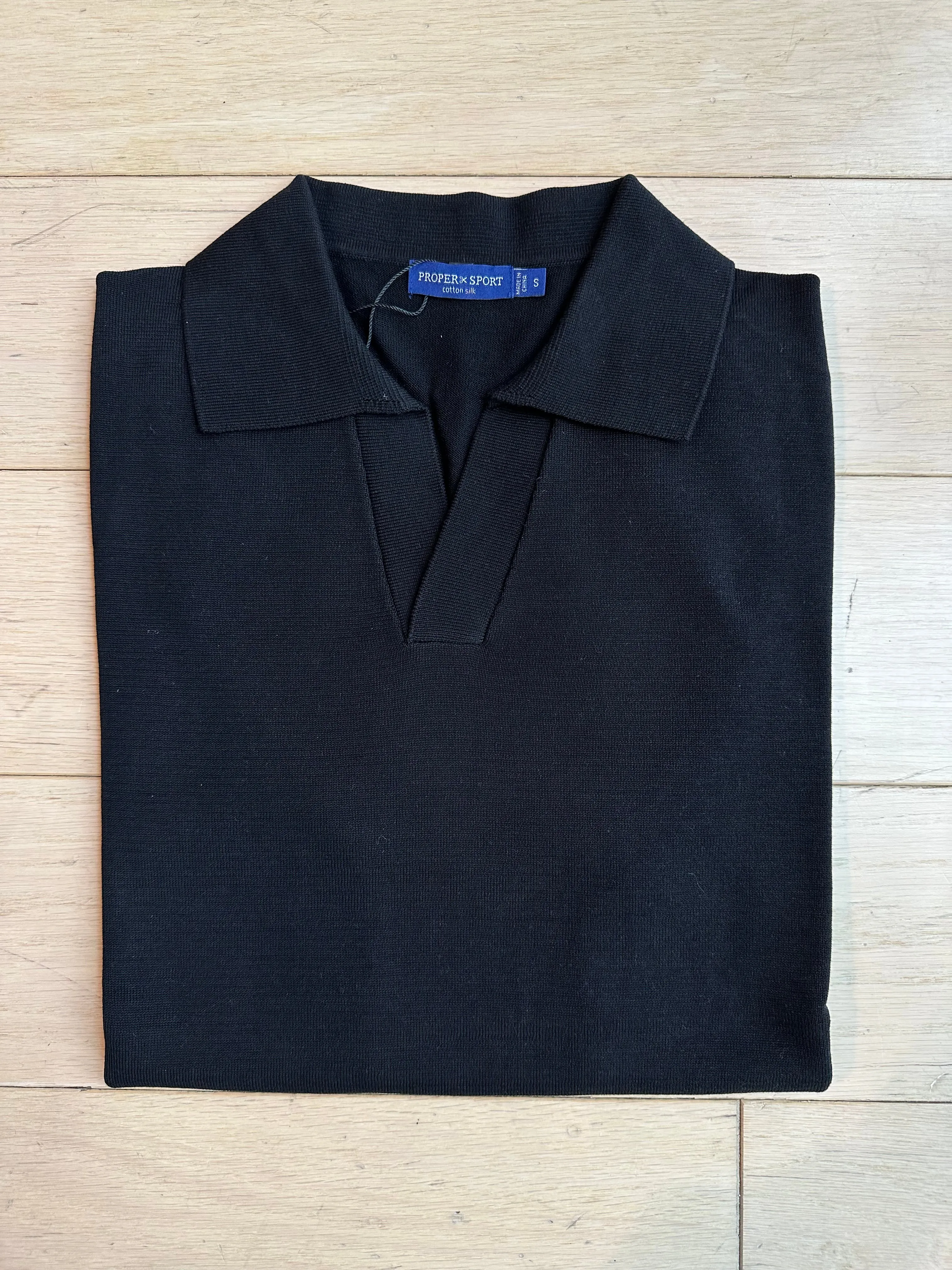 Short Sleeve Knit Polo