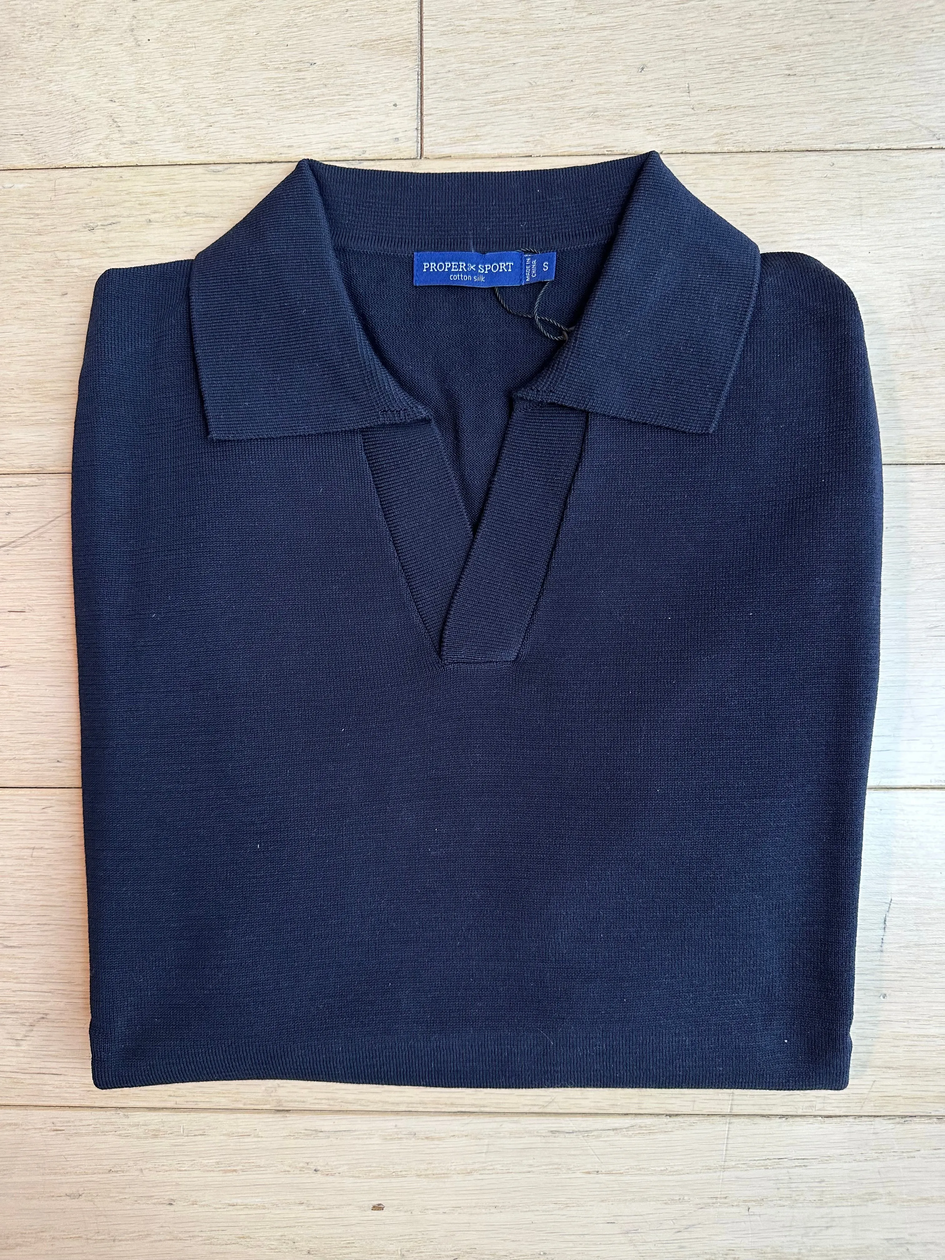 Short Sleeve Knit Polo