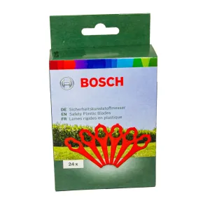 Sicherheitskunststoffmesser 26 cm für ART 26 LI / Accutrim / Easytrim Accu Rasentrimmer, 24 Stück