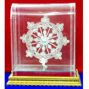 Silver Filigree Work Konark Wheel Showpiece
