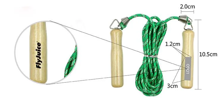 Skipping Rope With Wooden Handles