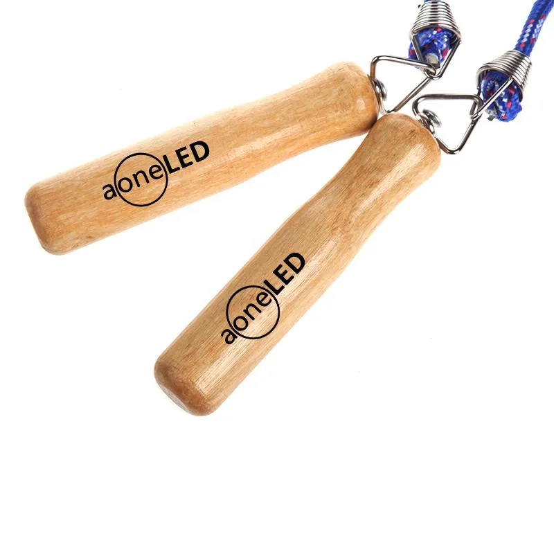 Skipping Rope With Wooden Handles