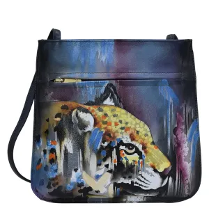 Slim Crossbody With Front Zip - 452