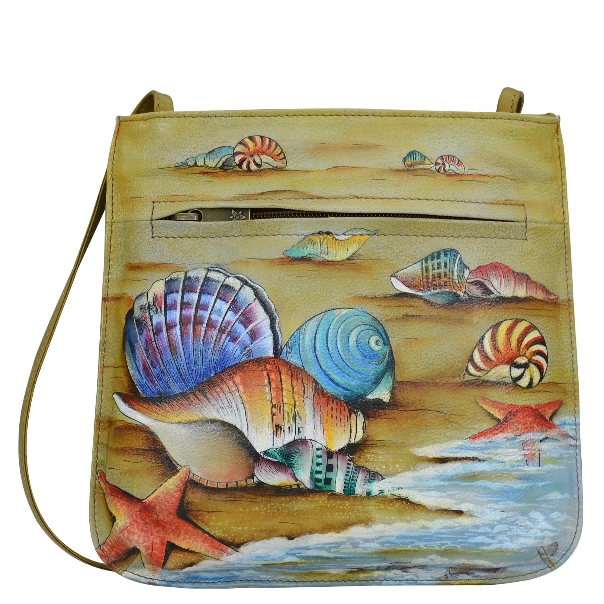 Slim Crossbody With Front Zip - 452