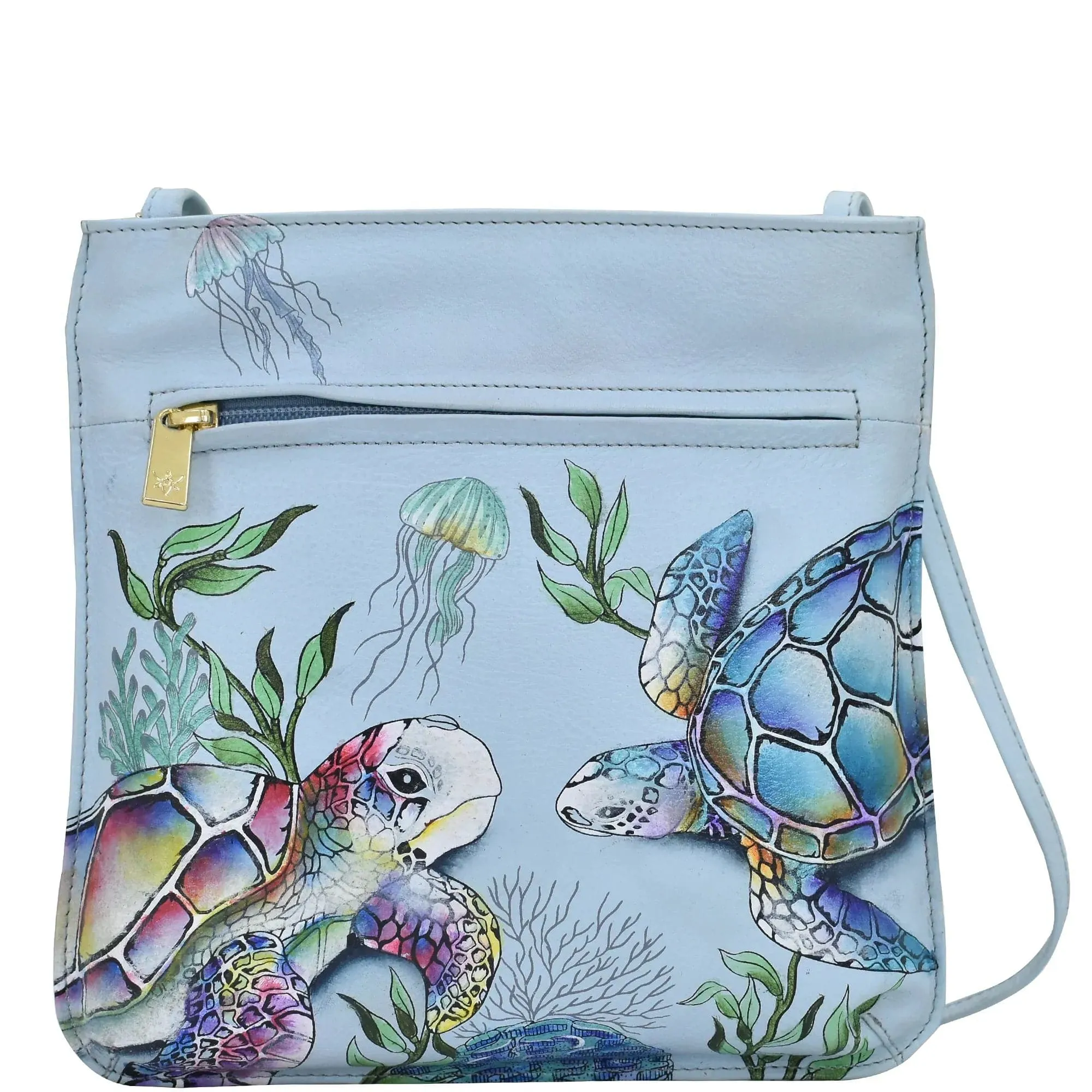 Slim Crossbody With Front Zip - 452