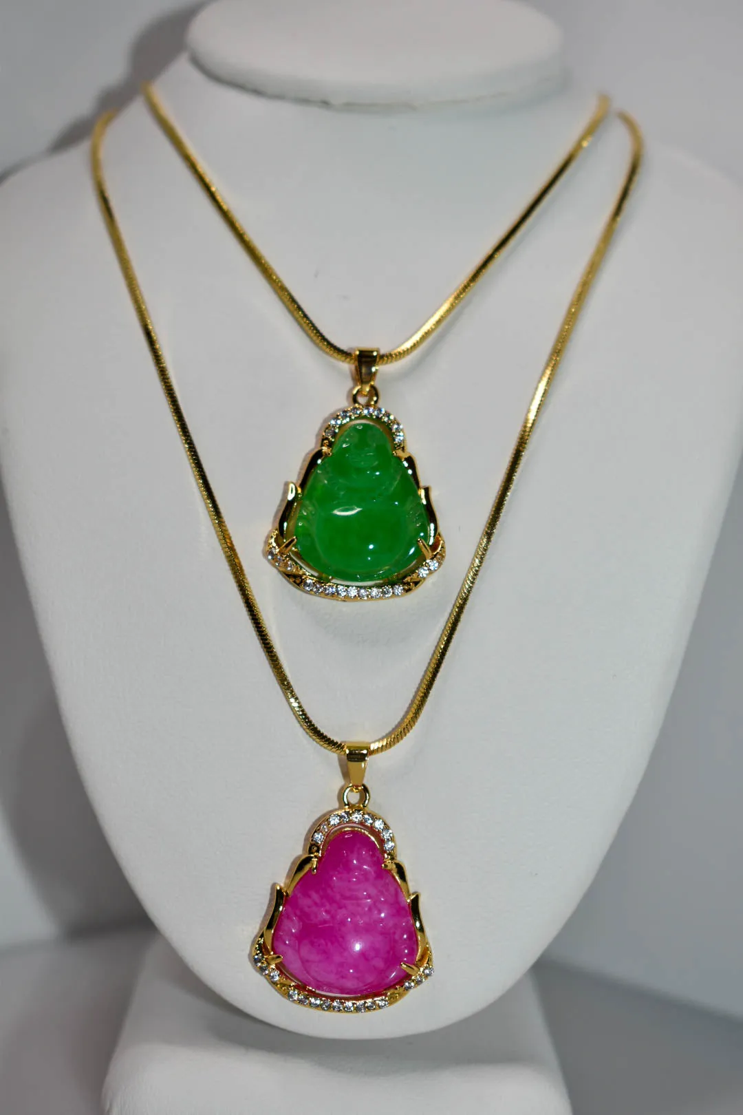 Small Jade Buddha Pendant