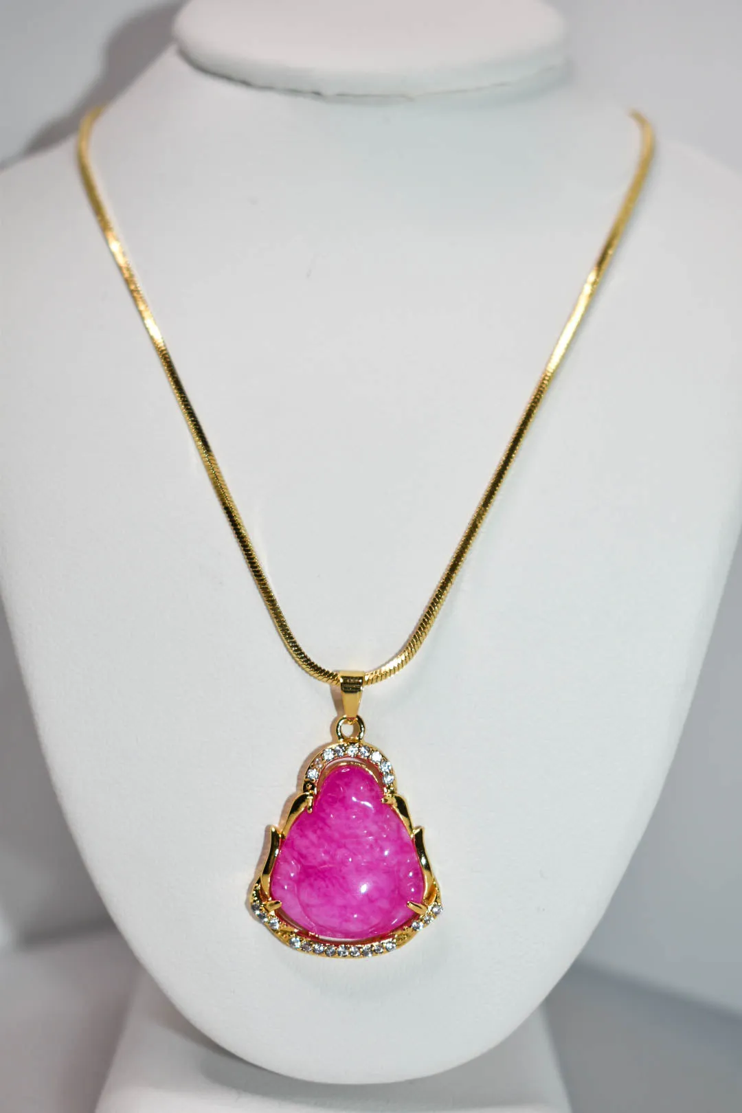 Small Jade Buddha Pendant