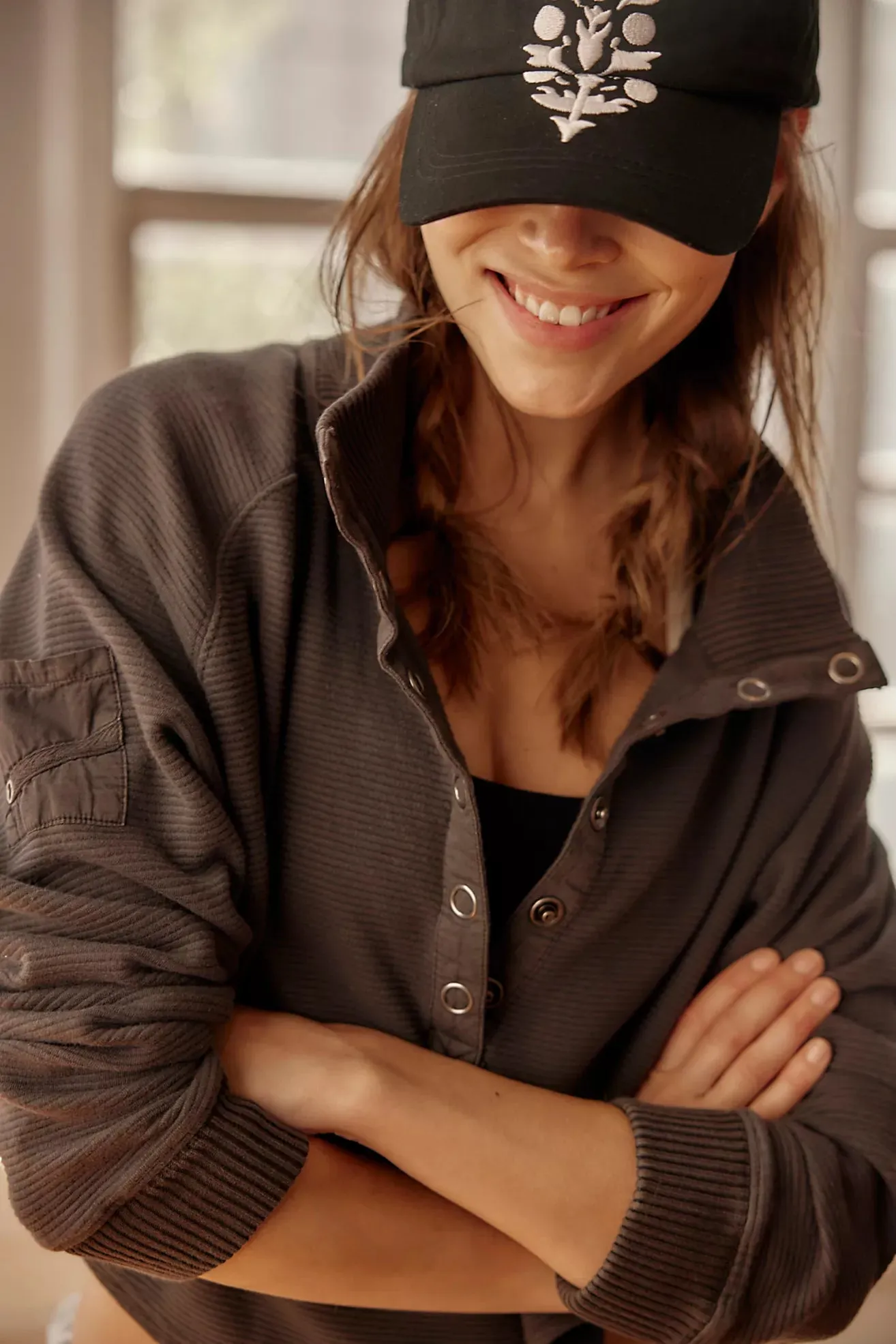 So Fly Henley Layer- Black