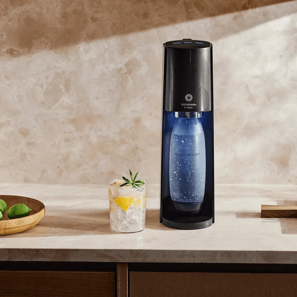 SodaStream Electric Spirit One Touch Sparkling Drinks Water Maker- Fizzy Drinks