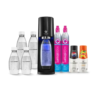 SodaStream "E-Terra" Electric Spirit One Touch Sparkling Drinks Water Maker- Fizzy Drinks